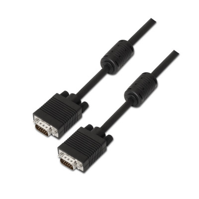 Aisens Cable Svga Con Ferrita Hdb15/M-Hdb15/M Negro 25M