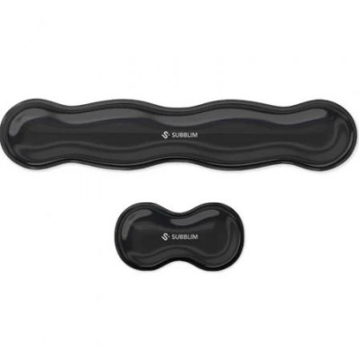 Pack de 2 Reposamuñecas Subblim Ergo Crystal Flex