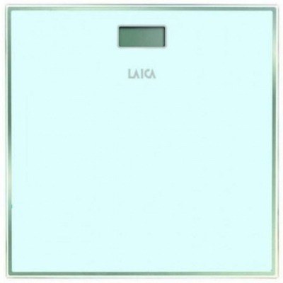 BÁSCULA DE BAÑO LAICA PS1068W BLANCA - LCD 5*2.1CM - PESO MÁXIMO 150KG - DIVISIONES 100G - PLATAFORMA VIDRIO TEMPLADO