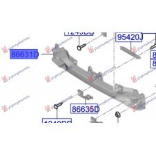 REFUERZO PARACHOQUE TRASERO (O)