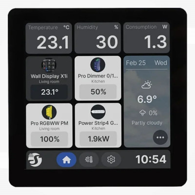 Shelly Wall Display X1i Negro