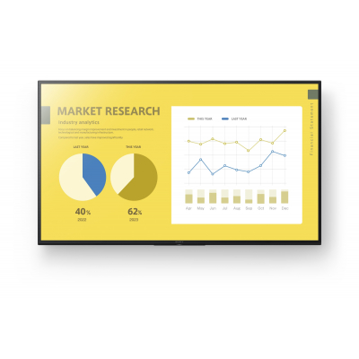 FW-55EZ20L pantalla de señalización Pantalla plana para señalización digital 139,7 cm (55) LED Wifi 350 cd / m² 4K Ultra HD Negro Android 16/7