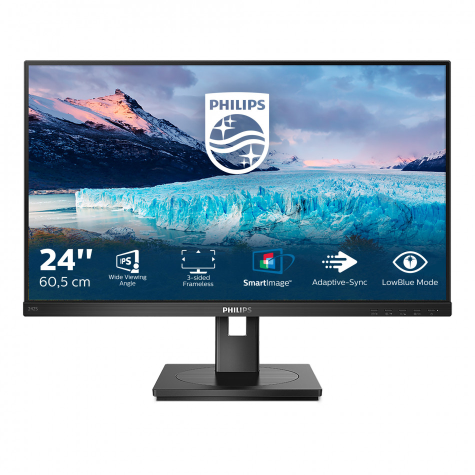 S Line 242S1AE/00 pantalla para PC 60,5 cm (23.8") 1920 x 1080 Pixeles Full HD LED Negro