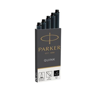 PARKER C.5 recambios tinta Quink permanente negro