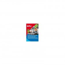 CAJA DE ETIQUETAS ADHESIVAS APLI A4 35.6 X 16.9 MM 25 HOJAS 10199