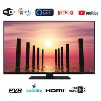 TELEVISOR EAS ELECTRIC E32SL702 - 32/81.2CM - 1366*768 - DVB-T/T2/C/S/S2 HEVC - SMART TV - WIFI - VGA - 2*HDMI - USB - LAN - VESA 200*100