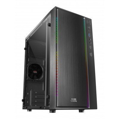 Mars Gaming MCM Caja M-ATX VENTANA 16xARGB 1X8cm