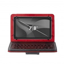 Funda universal phoenix para tablet hasta 8 pulgadas teclado con cable