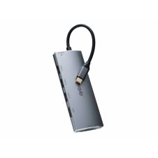 Equip HUB de interfaz USB 3.2 Gen 1 (3.1 Gen 1) Type-C 5000 Mbit/s Plata