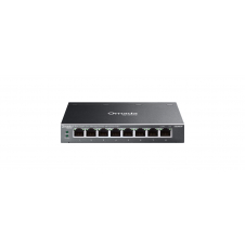 TP-Link Omada ES208GP switch Gestionado L2 Gigabit Ethernet (10/100/1000) Energía sobre Ethernet (PoE) DIN rail Negro