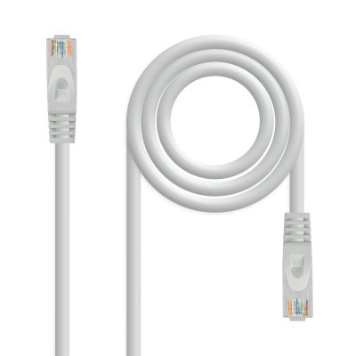 Cable de Red RJ45 UTP Nanocable 10.20.1803 Cat.6A/ 3m/ Gris