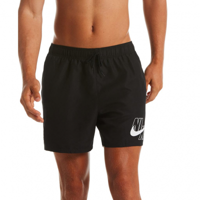 Bañador NIKE 'Nike Swim Men''s Logo Lap 5 Volley Short' NESSA566 001 Negro