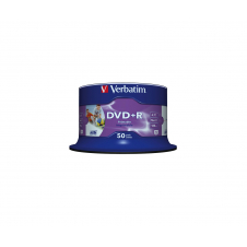 Verbatim DVD+R Wide Inkjet Printable No ID Brand 4,7 GB 50 pieza(s)