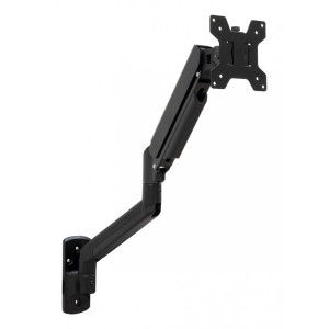 Tooq Soporte de Pared con Brazo Articulado para Monitor de 13-34 - Piston de Gas - Giratorio e Inclinable -Peso Maximo 10kg
