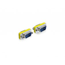 DeLOCK D-sub 9 M/M DB9 Plata