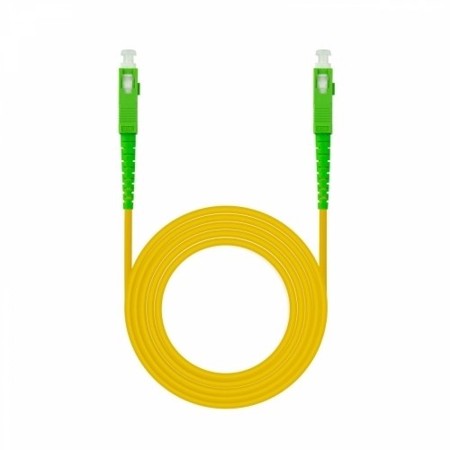 CABLE FIBRA SC/APC-SC/APC MONOMODO LSZH AMARIL.15M