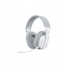 White Shark FIRECREST Auriculares Inalámbrico y alámbrico Diadema Juego USB Tipo C Bluetooth Blanco, Gris