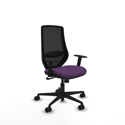 Mardos sincro bali morado brazos 1D base nailon ruedas 65mm nailon