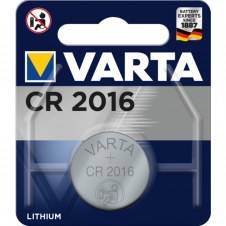 Blister pilas varta litio boton cr 2016 3v