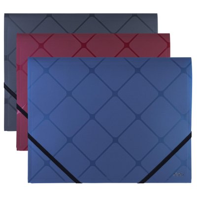 DELI Carpeta de gomas y 3 solapas Cubo A4 colores surtidos