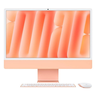 Ordenador all in one apple imac m4 10c - 16gb - ssd 256gb - 24 pulgadas - naranja