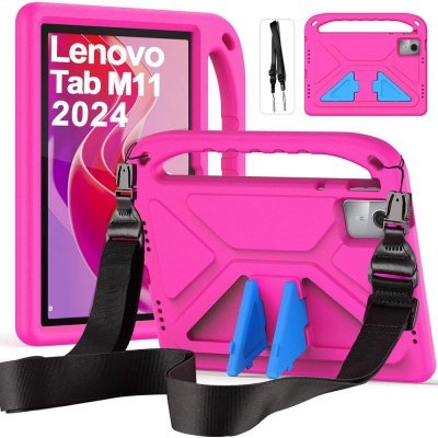 Funda tablet rollincase funda infantil para lenovo tab m11 11 pulgadas 2024 magenta