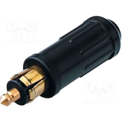 Conector Macho Mechero Coche borna tornillo 15A