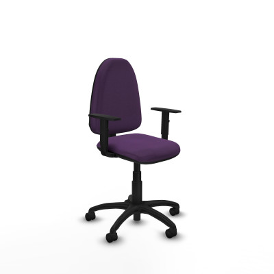 Aýna CP bali morado brazos 1D base poliamida ruedas nailon 50mm