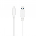Cable Usb 3.1 Gen2 10Gbps 3A Usb-C/M-A/M Blan 1.0M