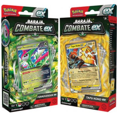 Juego de cartas pokemon tcg october ex battle decks - assorted displays español