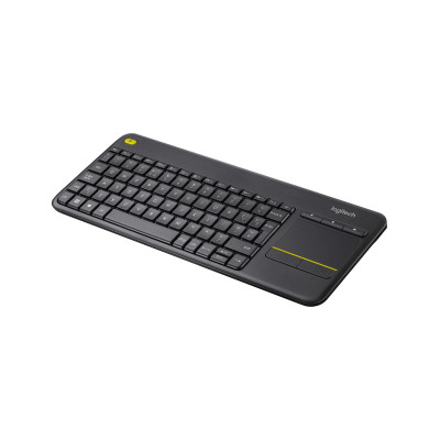 Teclado Logitech K400+ Wireless Touch Negro
