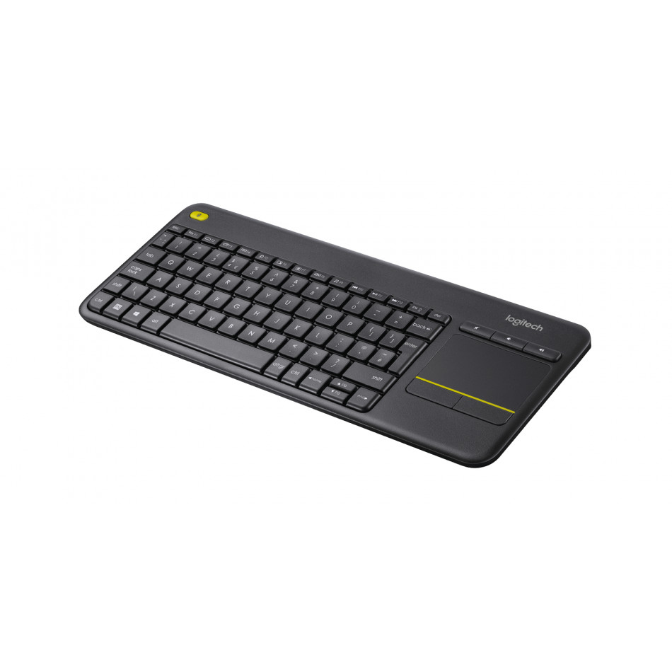 Teclado Logitech K400+ Wireless Touch Negro