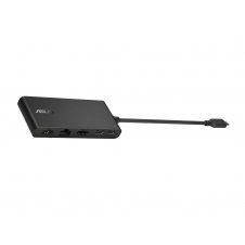 ASUS Dual 4K USB-C Dock DC201 Alámbrico USB 3.2 Gen 2 (3.1 Gen 2) Type-C Negro