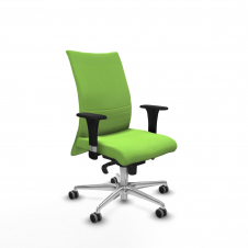 Piqueras y Crespo Albacete confidente sincro bali pistacho brazos 1D base aluminio ruedas 65mm engomadas