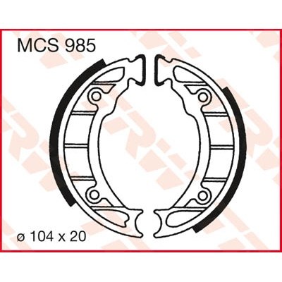 Zapatas de Freno TRW MCS985