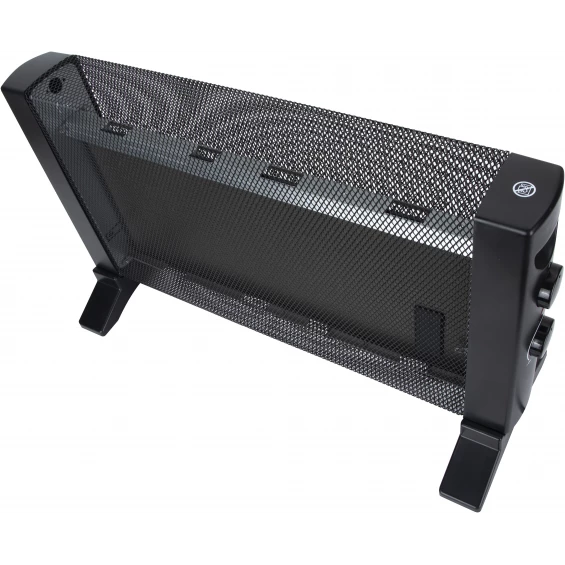 Radiador de mica Jata Micathermic JCRM2206, 600 W, 2 potencias, negro