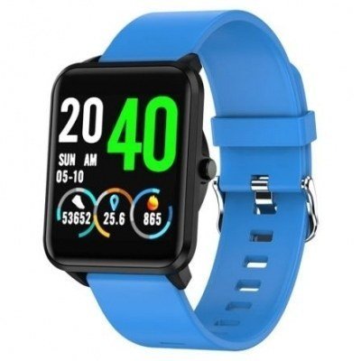 RELOJ INTELIGENTE LEOTEC FUNNY BLACK & BLUE - PANTALLA TÁCTIL COLOR 3.3CM - BT - MULTISPORT - PULSOMETRO - OXIMETRO - IP67 - BAT 180MAH - ANDROID/IOS