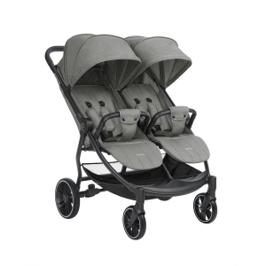 Carrito gemelar Happy 2 Gris Claro 2024