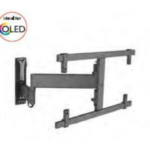 Soporte TV orientable de pared Vogel's TVM 3663, 40-77 pulgadas, hasta 35 kg, 2 brazos, VESA 600x400 mm, orient. 180°, incl. 20°, negro