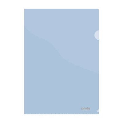 Dohe Dossier Uñero Premium Tamaño A4 - 210x297mm - Fabricado en Polipropileno Translucido de 180 Micras - Color Azul