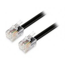Cable Telefonico Equip Rj11 3m Negro