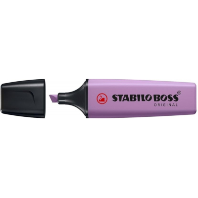 Stabilo Boss Naturecolors Wildflower Edition Marcador Fluorescente - Trazo entre 2 y 5mm - Tinta con Base de Agua - Color Lila Grisaceo