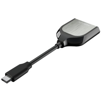 Extreme PRO lector de tarjeta USB 3.2 Gen 1 (3.1 Gen 1) Type-C Negro, Plata