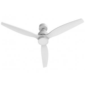 Ventilador de techo Taurus FRESKO PURE, 132 cm, 30W, ULTRA SILENCE, 6 velocidades, 3 aspas madera, luz LED 24W, temporizador 8h, giro invertido invierno y verano, motor DC, blanco