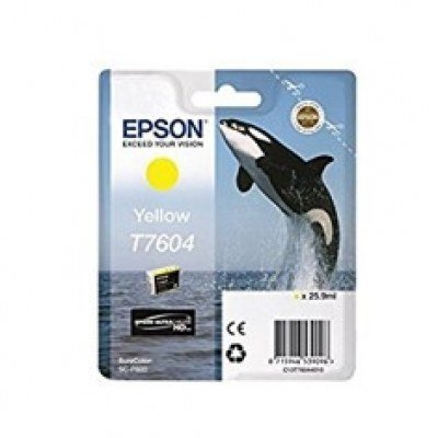 Cartucho tinta epson c13t76044010 amarillo supercolor p600sc - p600 - orca