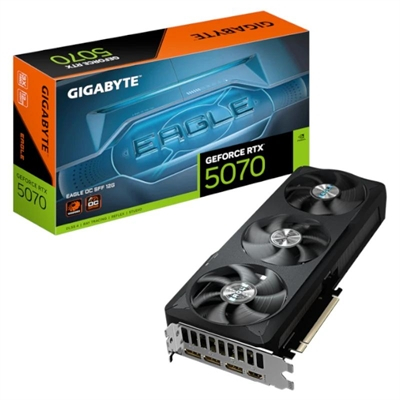 Tarjeta Gráfica Gigabyte RTX 5070 12GB GDDR7 DLSS4 Eagle OC SFF