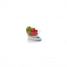 BÍSCULA DE COCINA LAICA BOL GRAN CAPACIDAD DISPLAY RETROILUMINADO BLANCA KS1019