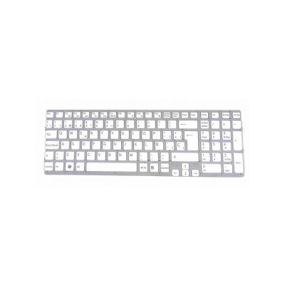 Teclado compatible para portátil SONY Vaio vpce / Español / Blanco / A1773650A