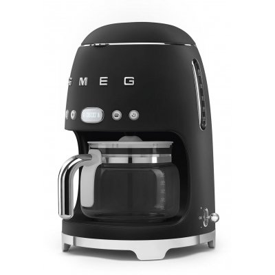 SMEG DRIP COFFEE MAKER 50´STYLE BLACK MATTE DCF02BLMEU