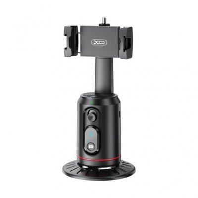 XO SS16 Soporte Sobremesa para Smartphone - Seguimiento y Reconocimiento Facial - Motorizado 360º - Control por Gestos - Bluetooth - Color Negro